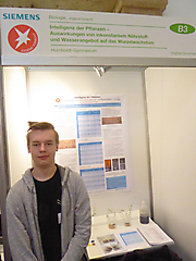 Siegfried Grundmann: Biologie 3. Platz Jugend forscht